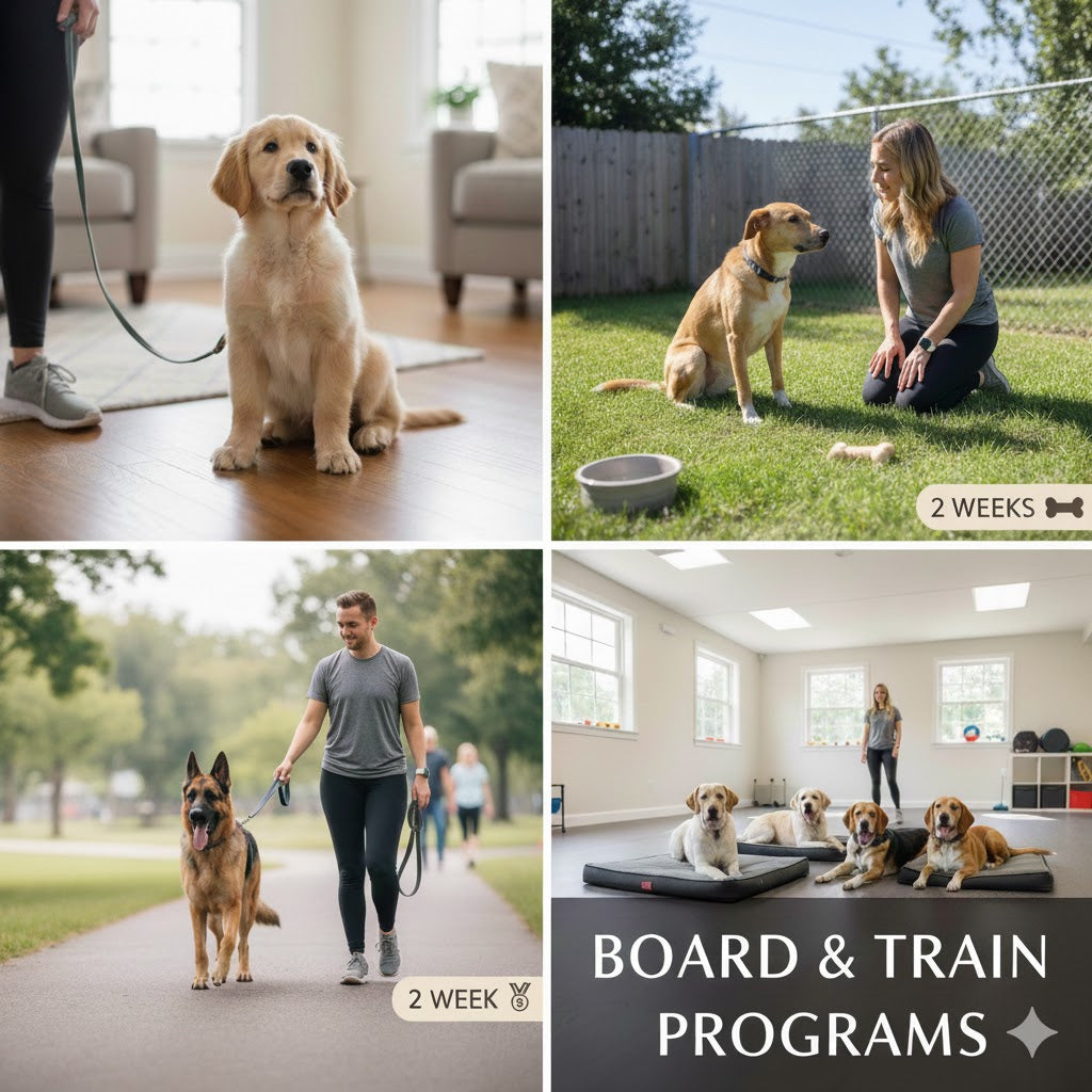 Two week board and train program.